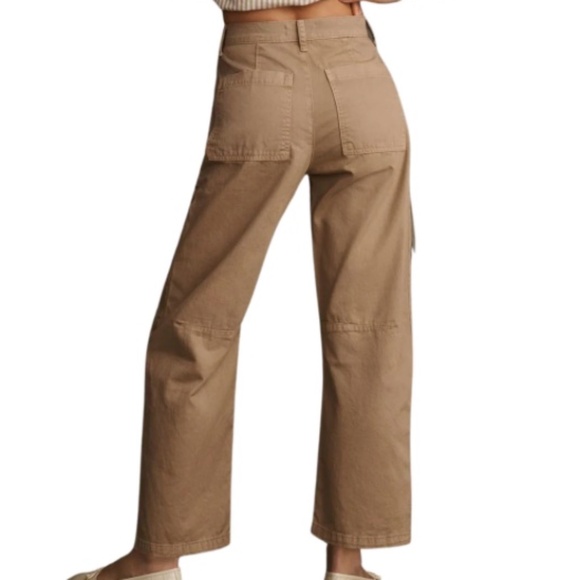 Velvet by Graham & Spencer Brylie Sanded Twill Utility Pant – Khaki | Size 4 - Picture 3 of 10